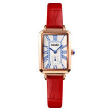 Skmei 1764 reloj para mujer reloj de marca para mujer reloj de cuero para mujer